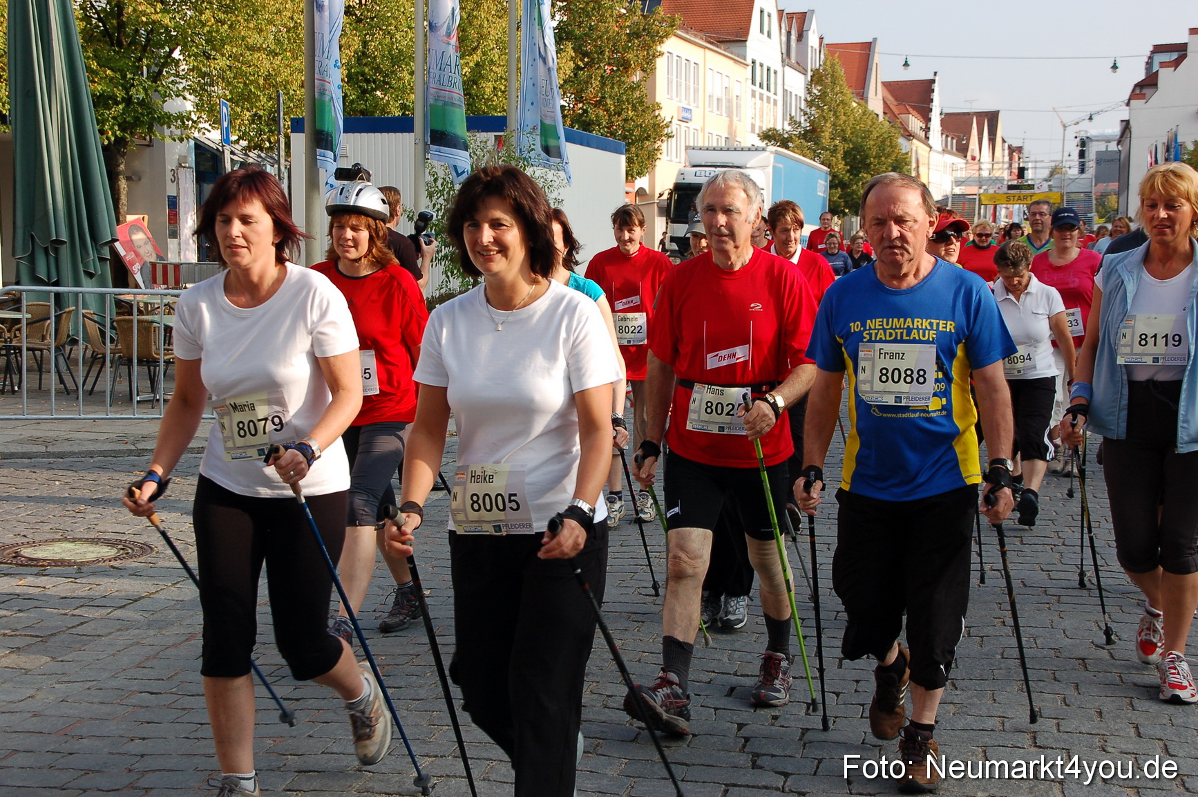 0069 Stadtlauf Neumarkt Nordic Walking 190909